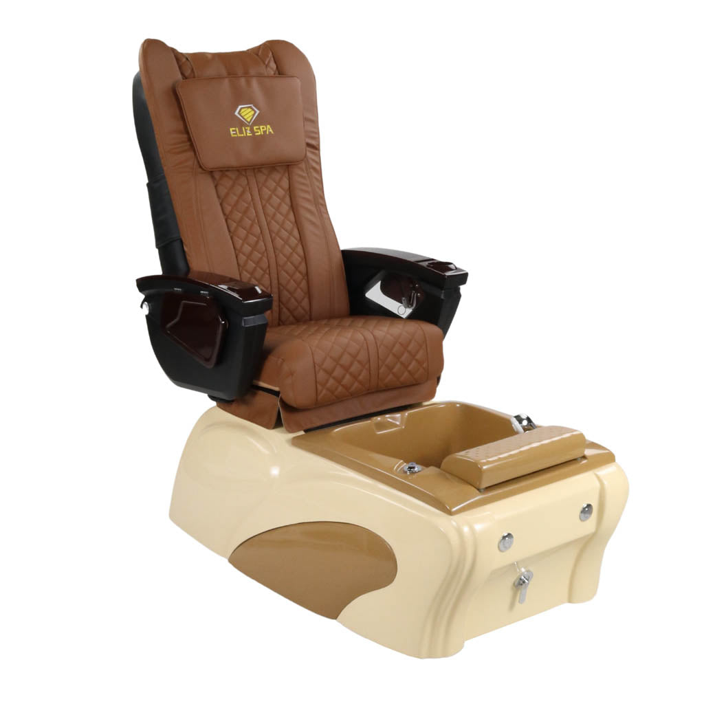 Pedicure Spa Chair - Expresso (Wood | Cappuccino | Cream)