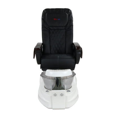Pedicure Spa Chair - Frost #2 (Wood | Black | White)