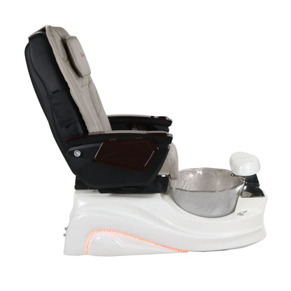 Pedicure Spa Chair - Frost #2 (Wood | Grey | White)