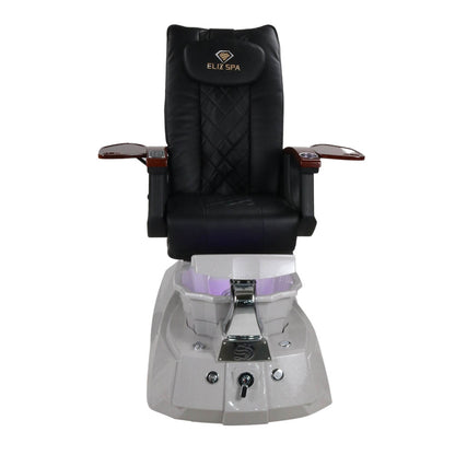 Pedicure Spa Chair - Luna (Wood | Black | Grey )