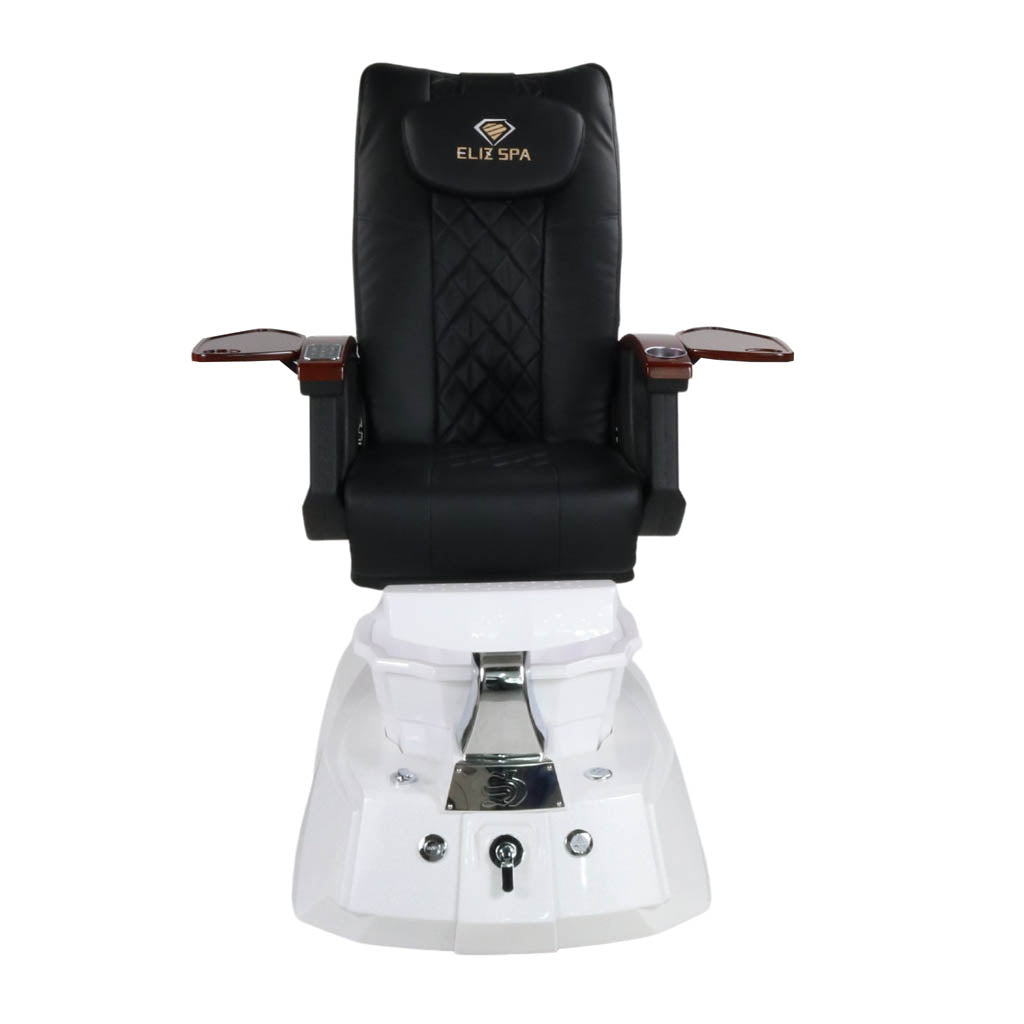 Pedicure Spa Chair - Luna (Wood | Black | White)