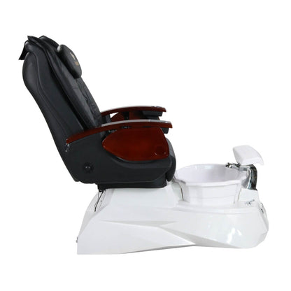 Pedicure Spa Chair - Luna (Wood | Black | White)