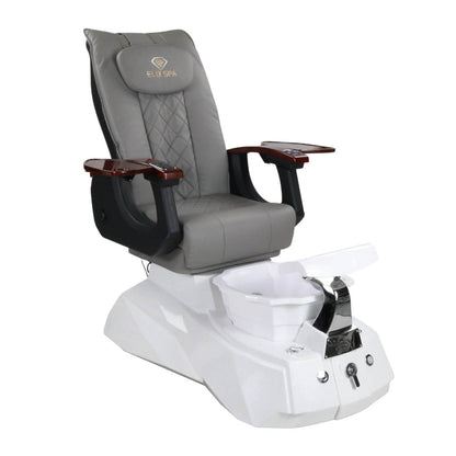 Pedicure Spa Chair - Luna (Wood | Grey | White)