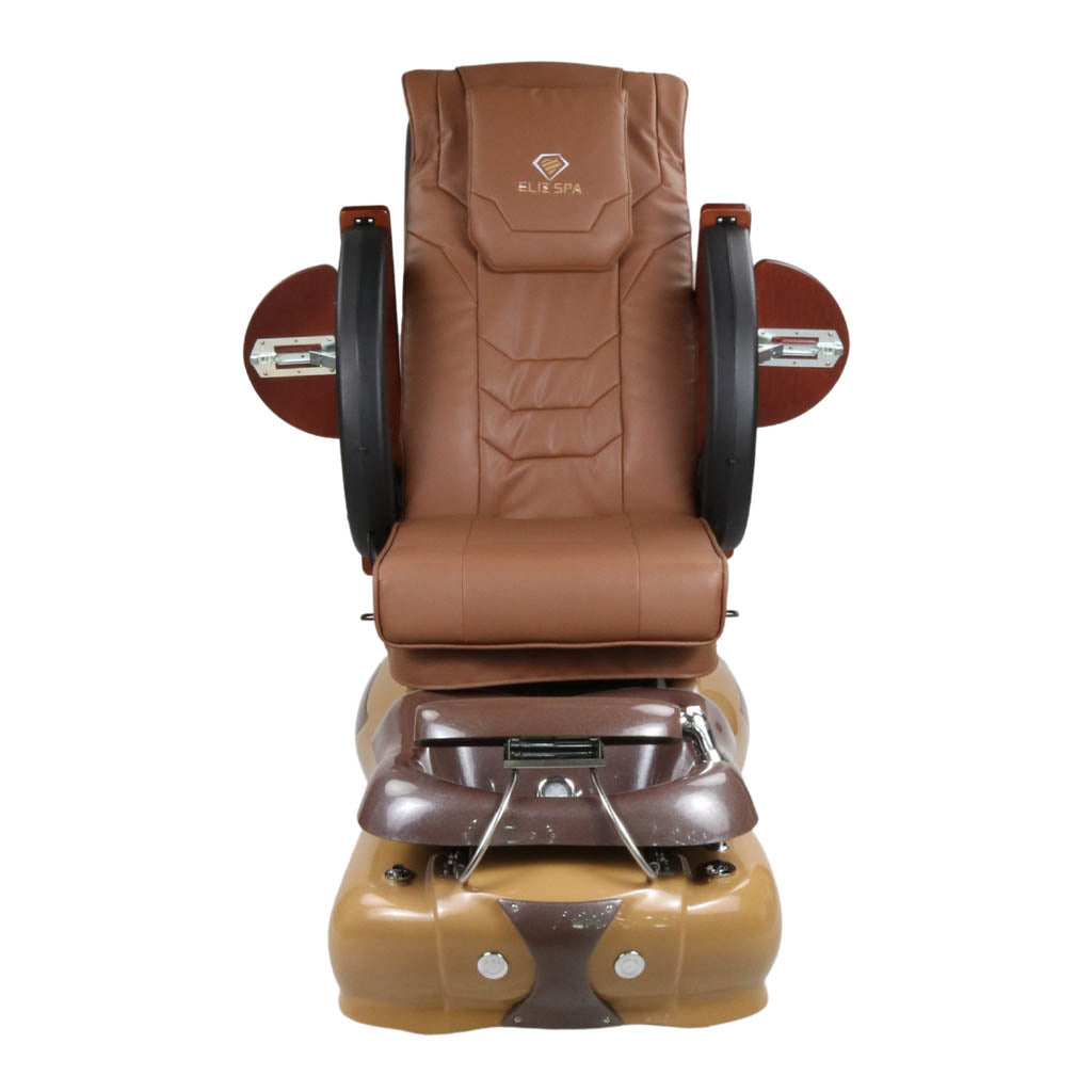 Pedicure Spa Chair - Mocha (Wood | Cappuccino | Brown)