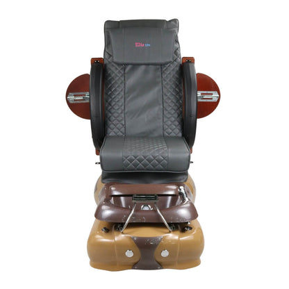 Pedicure Spa Chair - Mocha (Wood | Grey | Brown)