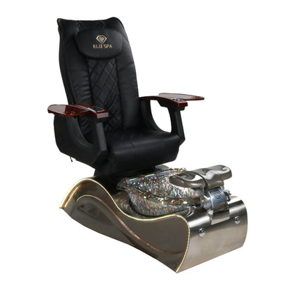 Pedicure Spa Chair - Nimbus (Wood | Black | Silver)