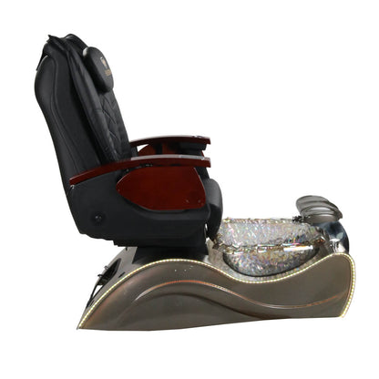 Pedicure Spa Chair - Nimbus (Wood | Black | Silver)