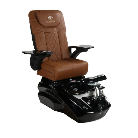Pedicure Spa Chair - Zeta (Black | Cappuccino | Black)
