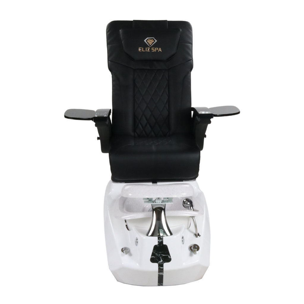 Pedicure Spa Chair - Zeta (Black | Black | White)