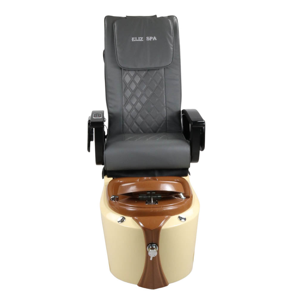 Pedicure Spa Chair - Toffee (Black | Grey | Cream)