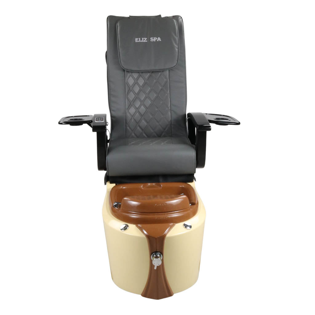 Pedicure Spa Chair - Toffee (Black | Grey | Cream)