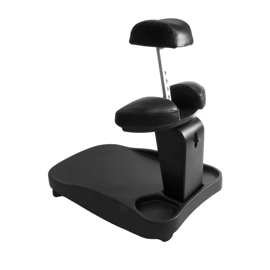 Base & Pedicure Foot Stand - Black Suitable for Pipeless Pedicure Spa Diamond Nail Supplies
