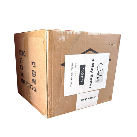 Buffer - 4 Way White 500pc (Carton)