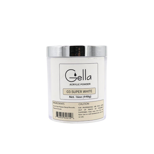Acrylic Powder - 03 Super White 448g (16oz)