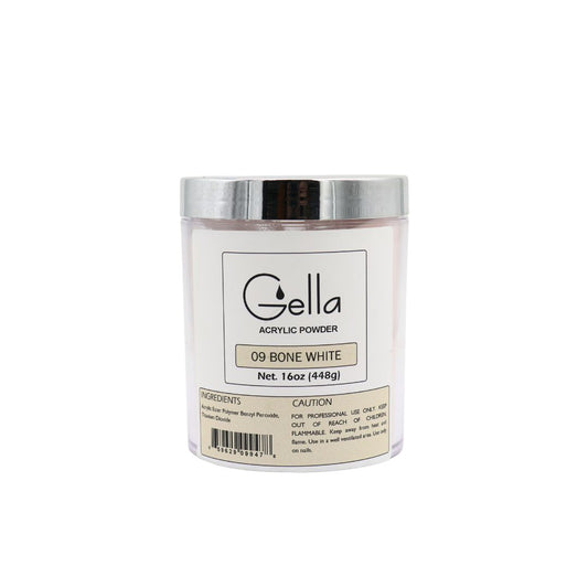Acrylic Powder - 09 Bone White 448g (16oz)