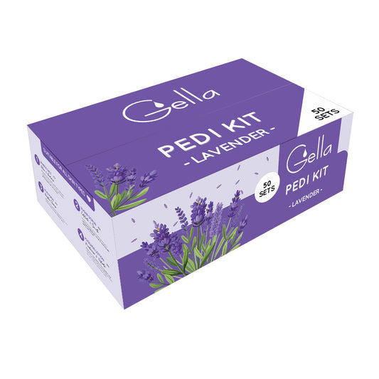 Pedi Kit 4 Steps - Lavender 50pc (Carton)