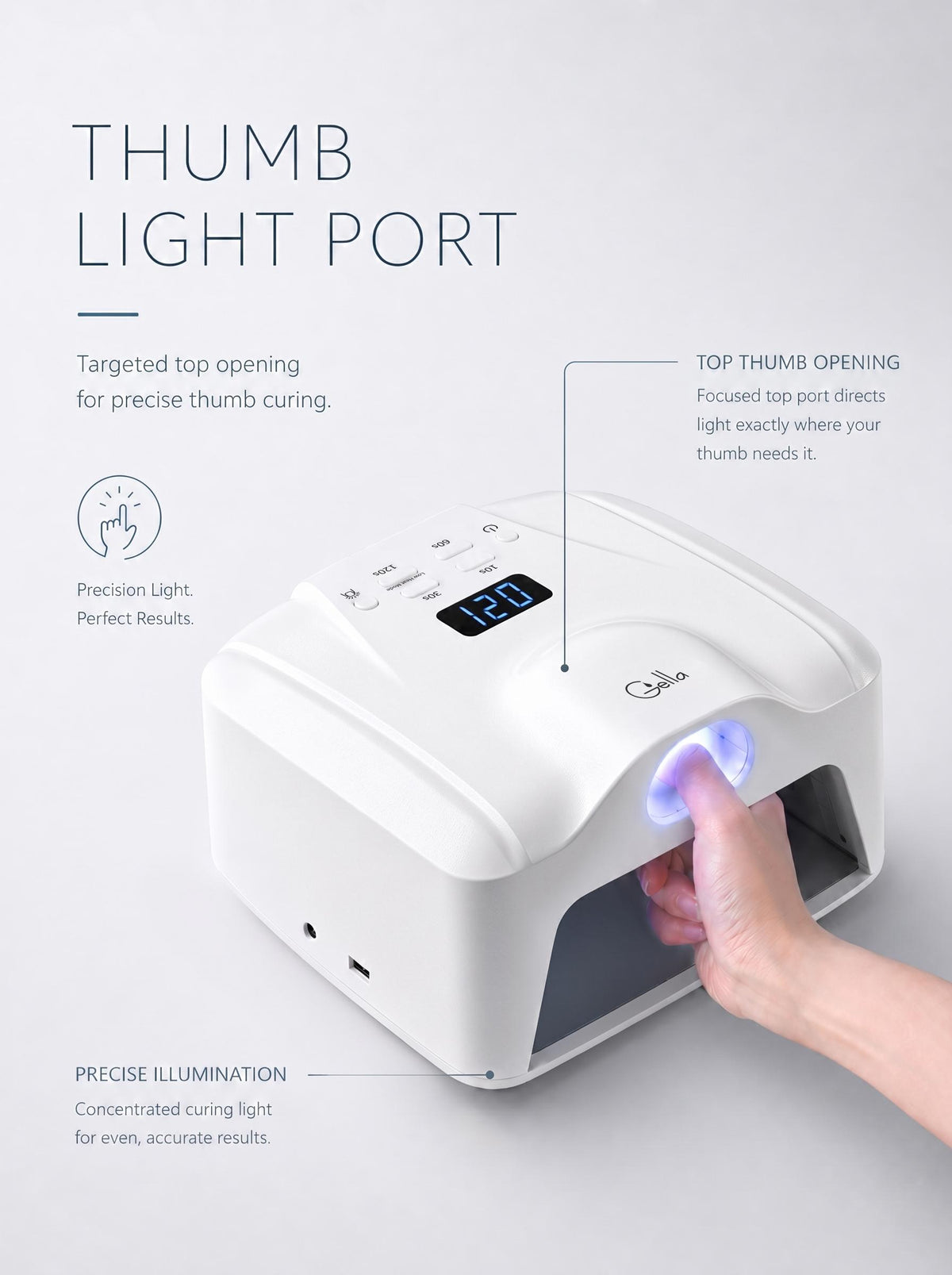 Nail Lamp - Dual Zone White