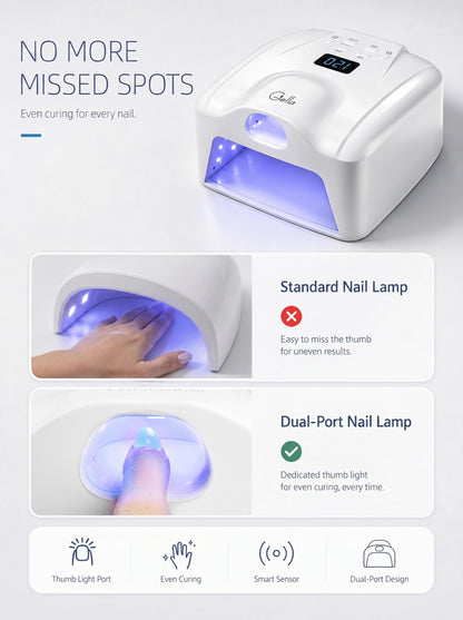 Nail Lamp - Dual Zone White