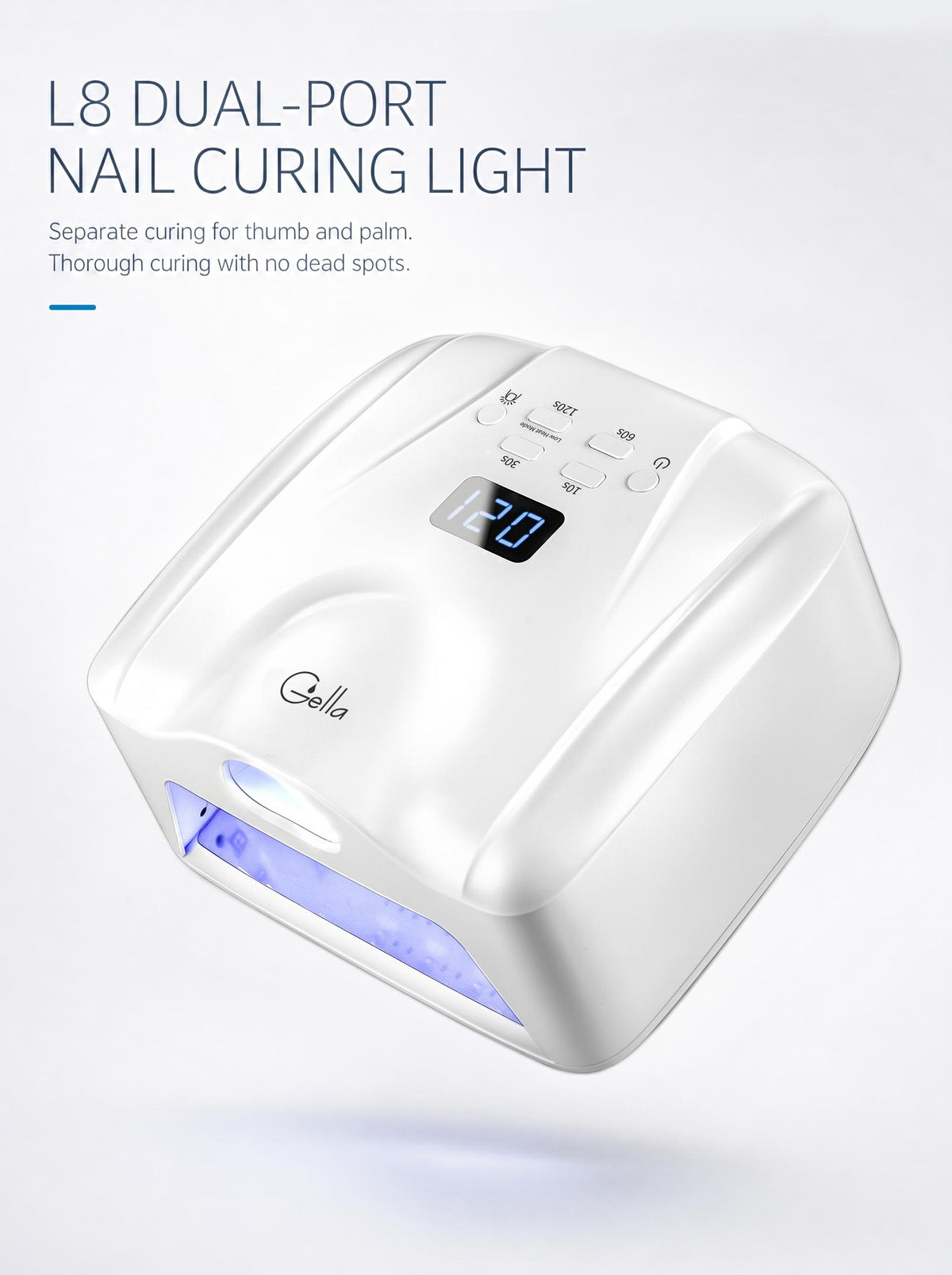 Nail Lamp - Dual Zone White