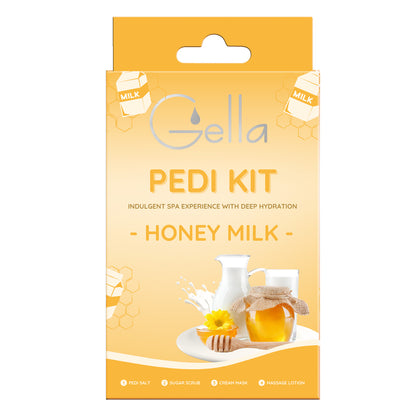 Pedi Kit 4 Steps - Honey Milk 50pc (Carton)