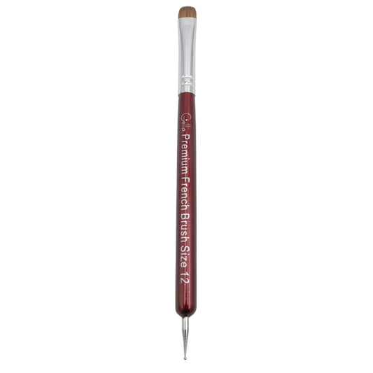 Gella Premium French Brush - Size 12 With Dotter