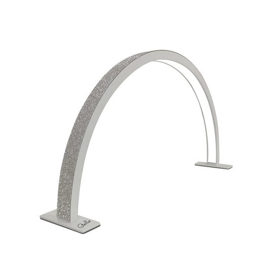 Table Lamp - LED Half Moon White Diamond