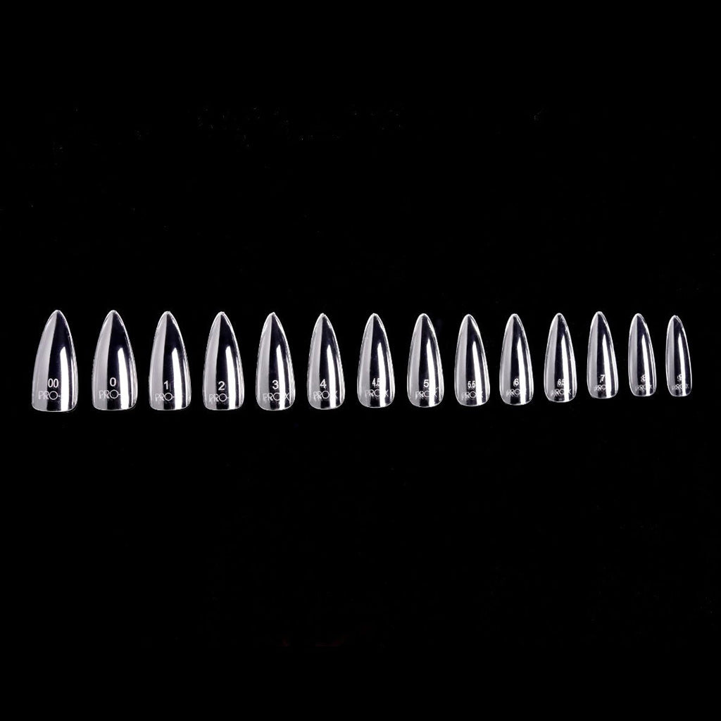 Pro-X Soft Gel Nail Tips - 08 Stiletto Medium