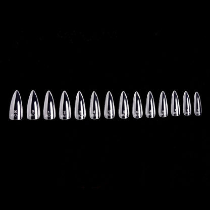 Pro-X Soft Gel Nail Tips - 08 Stiletto Medium