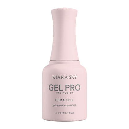 Kiara Sky Gel Pro Gel Polish Rose Lychee HFG155. HEMA-free gel polish, 15 ml (0.5 fl oz), featured as a product for the Spring 2026 collection.