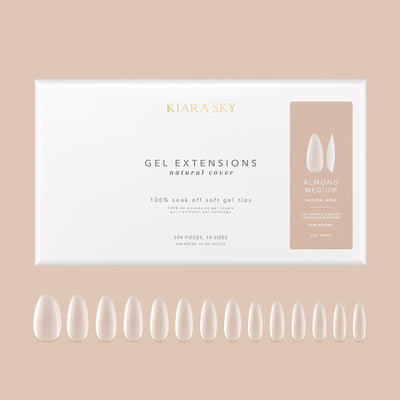 Natural Gel Extensions - NNAM Almond Medium