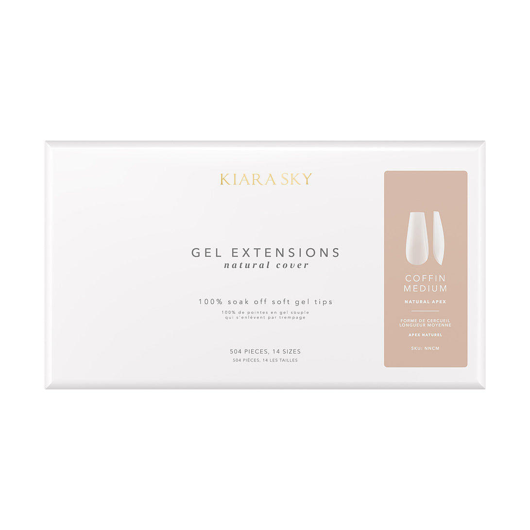 Natural Gel Extensions - NNCM Coffin Medium