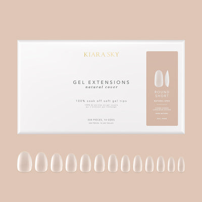 Natural Gel Extensions - NNRS Round Short