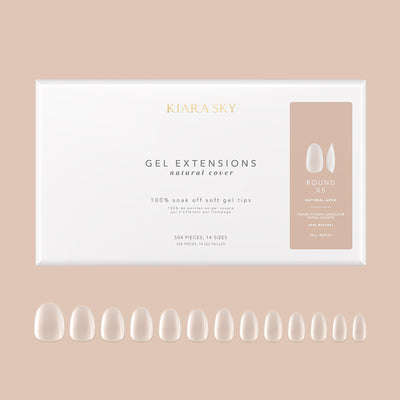 Natural Gel Extensions - NNRXS Round XS