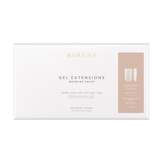Natural Gel Extensions - NNSS Square Short