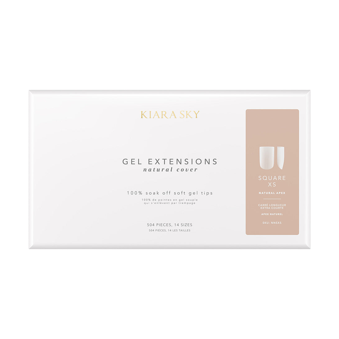 Natural Gel Extensions - NNSXS Square XS