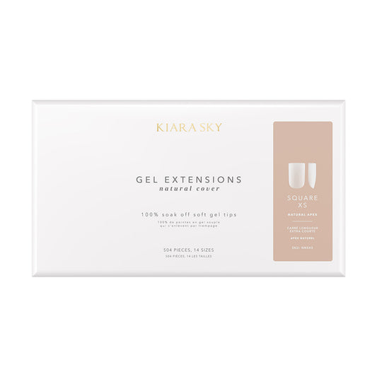 Natural Gel Extensions - NNSXS Square XS