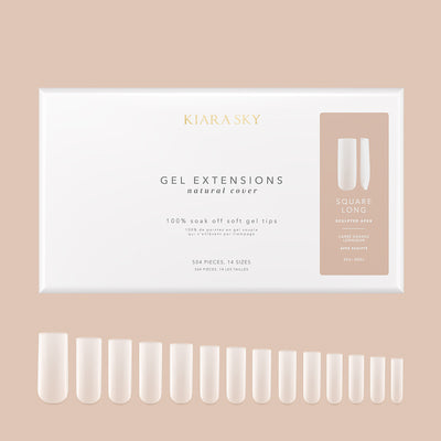 Natural Gel Extensions - NSSL Square Long