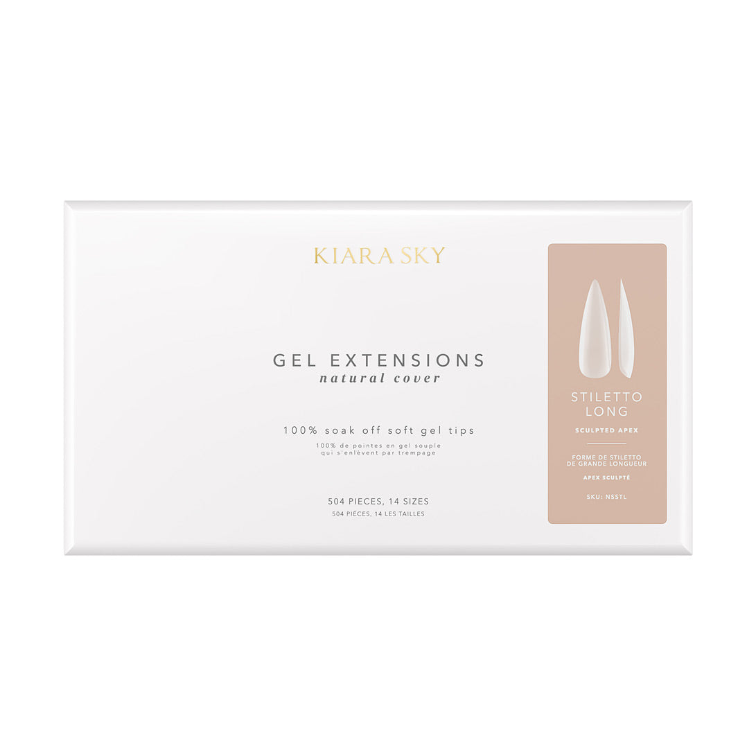 Natural Gel Extensions - NSSTL Stiletto L (Sculpted)