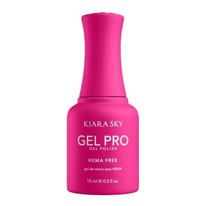 Kiara Sky Gel Pro Gel Polish Villa Barbie HFG183. HEMA-free gel polish, 15 ml (0.5 fl oz), featured as a product for the Club Riviera collection.