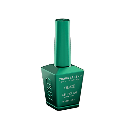 Chaun Legend Glaze Gel Polish bottle Twerk-quoise LGG07 Professional gel polish, 15 ml (0.5 fl oz), featured in the Glaze Collection