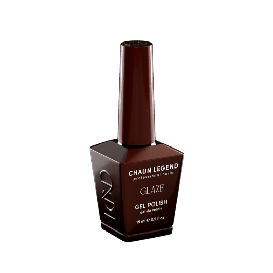 Chaun Legend Glaze Gel Polish bottle Chaun-yacRoyale LGG11. Professional gel polish, 15 ml (0.5 fl oz), featured in the Glaze Collection