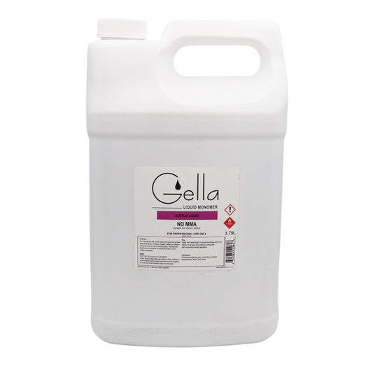 Gella Acrylic Liquid Monomer MMA FREE 3.79L Diamond Nail Supplies