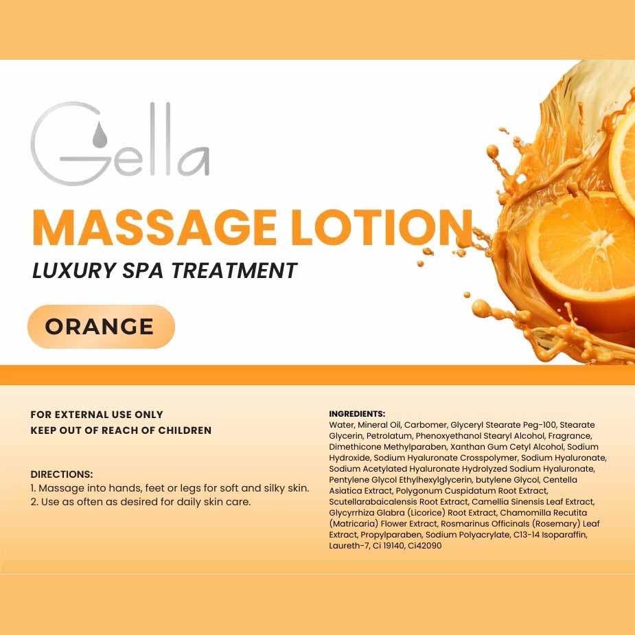 Massage Lotion -  Orange 3.78L (1gal)