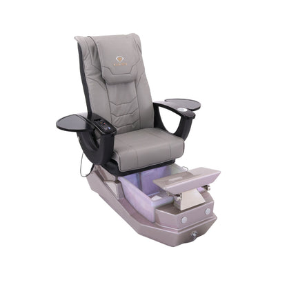 Pedicure Spa Chair - Maximus (Black | Grey | Grey)