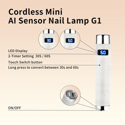 Nail Lamp - Mini Sensor White