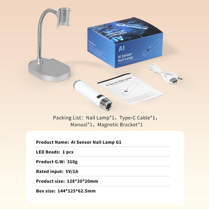 Nail Lamp - Mini Sensor White