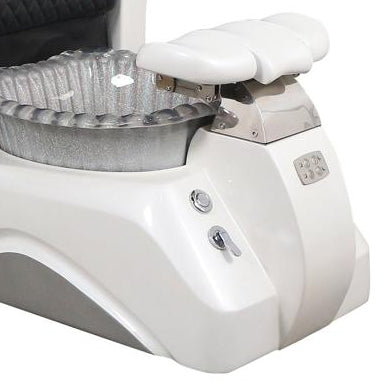 Pedicure Spa Chair - Titus (White | Grey | White)