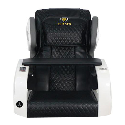 Pedicure Spa Chair - Titus (White | Black | White)