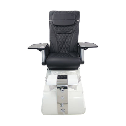 Pedicure Spa Chair - Stella (Black | Black | White)