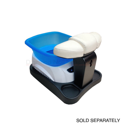 Pipless Pedicure Spa - White/Blue With Heating & Vibration Diamond Nail Supplies